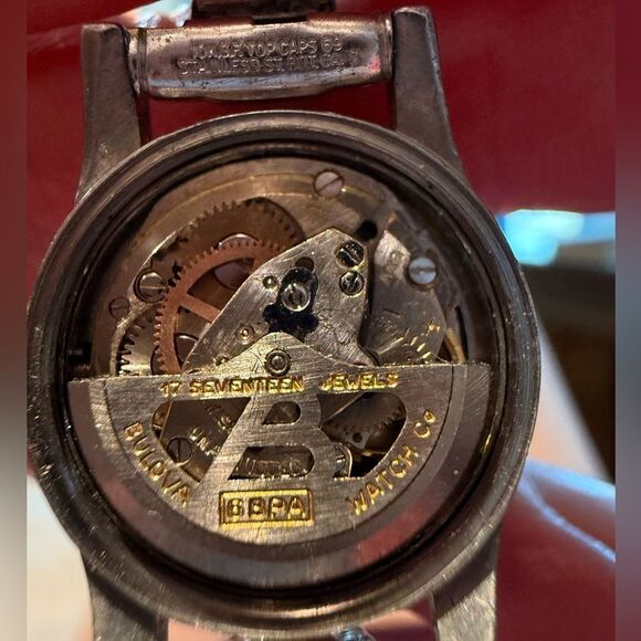 Vintage Bulova Stainless Watch L4 1954 Self Winding Automatic working - Picture 5 of 10